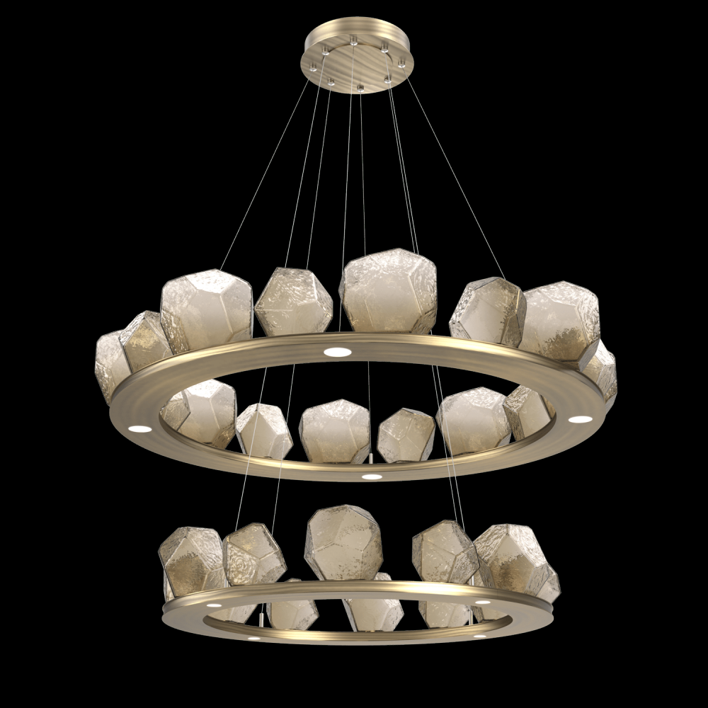 Gem Two-Tier Ring