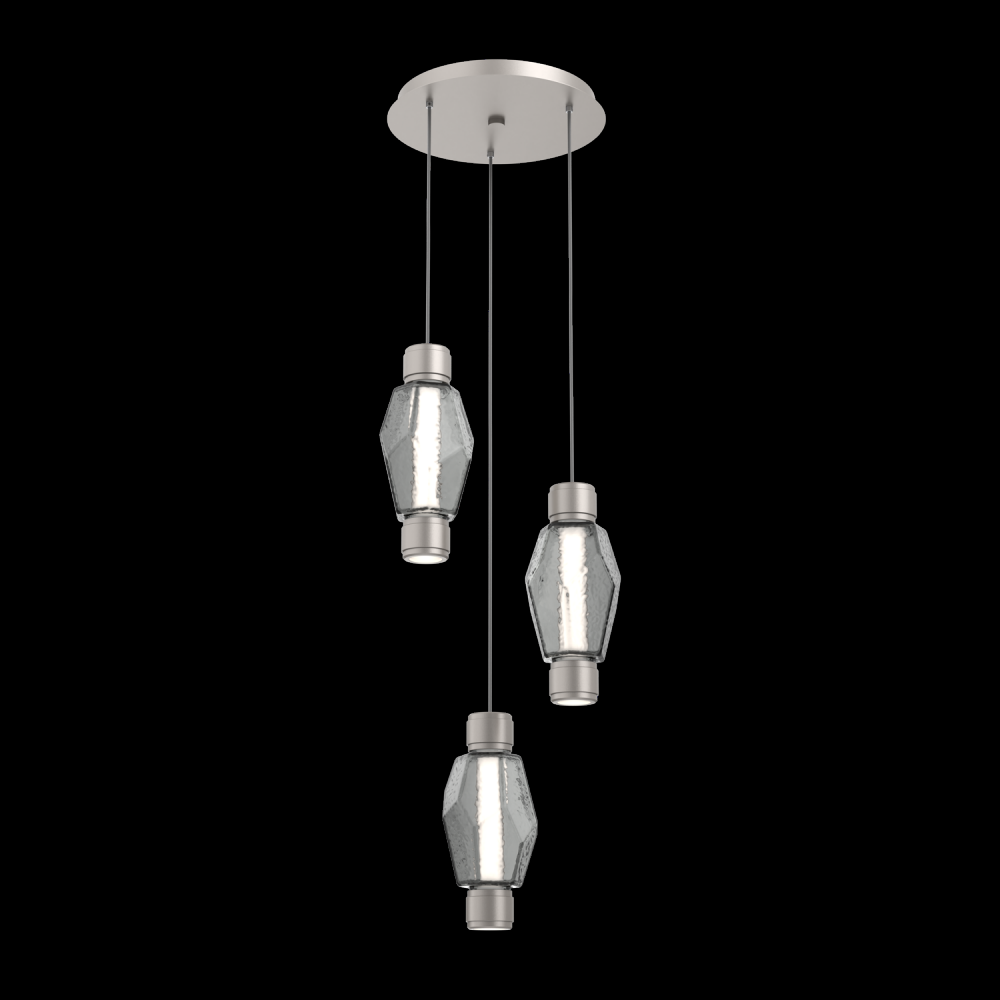 Mandrel Round 3pc Multi-Pendant - Gem
