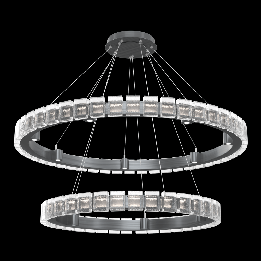 Tessera 38&#34; & 50&#34; Two-Tier Ring-Gunmetal