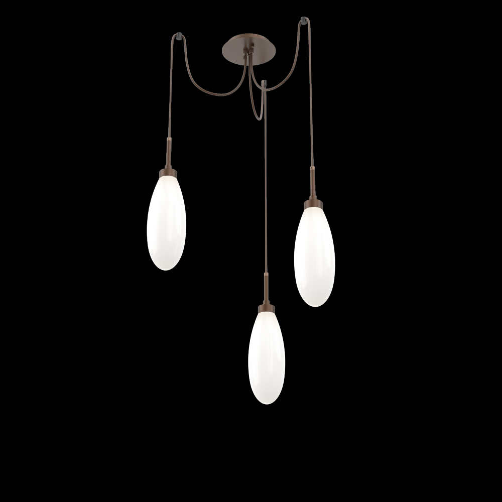 Fiori Round 3pc Swag Multi-Pendant