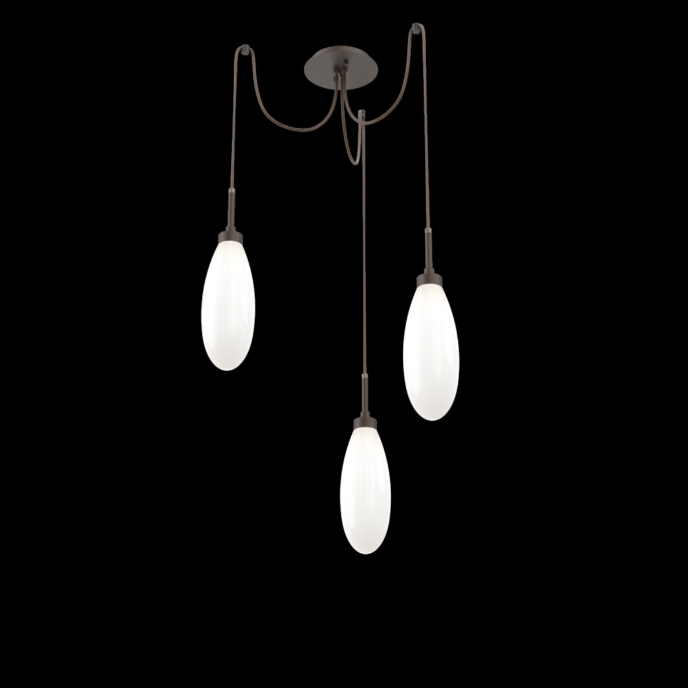 Fiori Round 3pc Swag Multi-Pendant