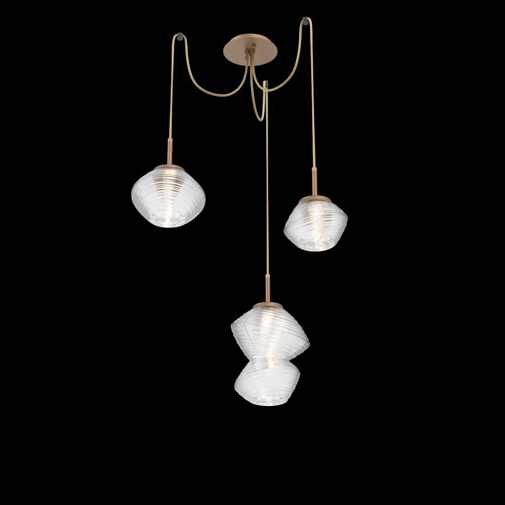 Mesa Round 3pc Swag Multi-Pendant