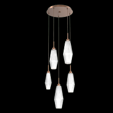Hammerton CHB0049-05-BB-RC-C01-L3 - Aalto Round 5pc Multi-Pendant