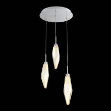 Hammerton CHB0050-03-CS-CA-C01-L1 - Rock Crystal Round 3pc Multi-Pendant