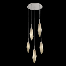 Hammerton CHB0050-05-BS-CB-C01-L3-RTS - Rock Crystal Round Multi-Pendant - Ready to Ship