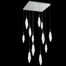 Hammerton CHB0050-12-CS-CC-C01-L1 - Rock Crystal Square 12pc Multi-Pendant