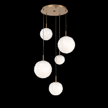 Hammerton CHB0092-05-NB-WL-C01-L3 - Gaia Round 5pc Multi-Pendant