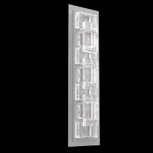Hammerton IDB0087-01-CS-TE-L2 - Tetro Indoor Sconce Medium - Novel Brass - Cast Glass - Clear