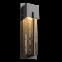 Hammerton ODB0055-16-AG-BG-L2 - Outdoor Square Cover Sconce - 16-Inch