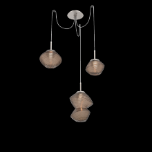 Hammerton SCB0089-03-BS-B-C01-L3 - Mesa Round 3pc Swag Multi-Pendant
