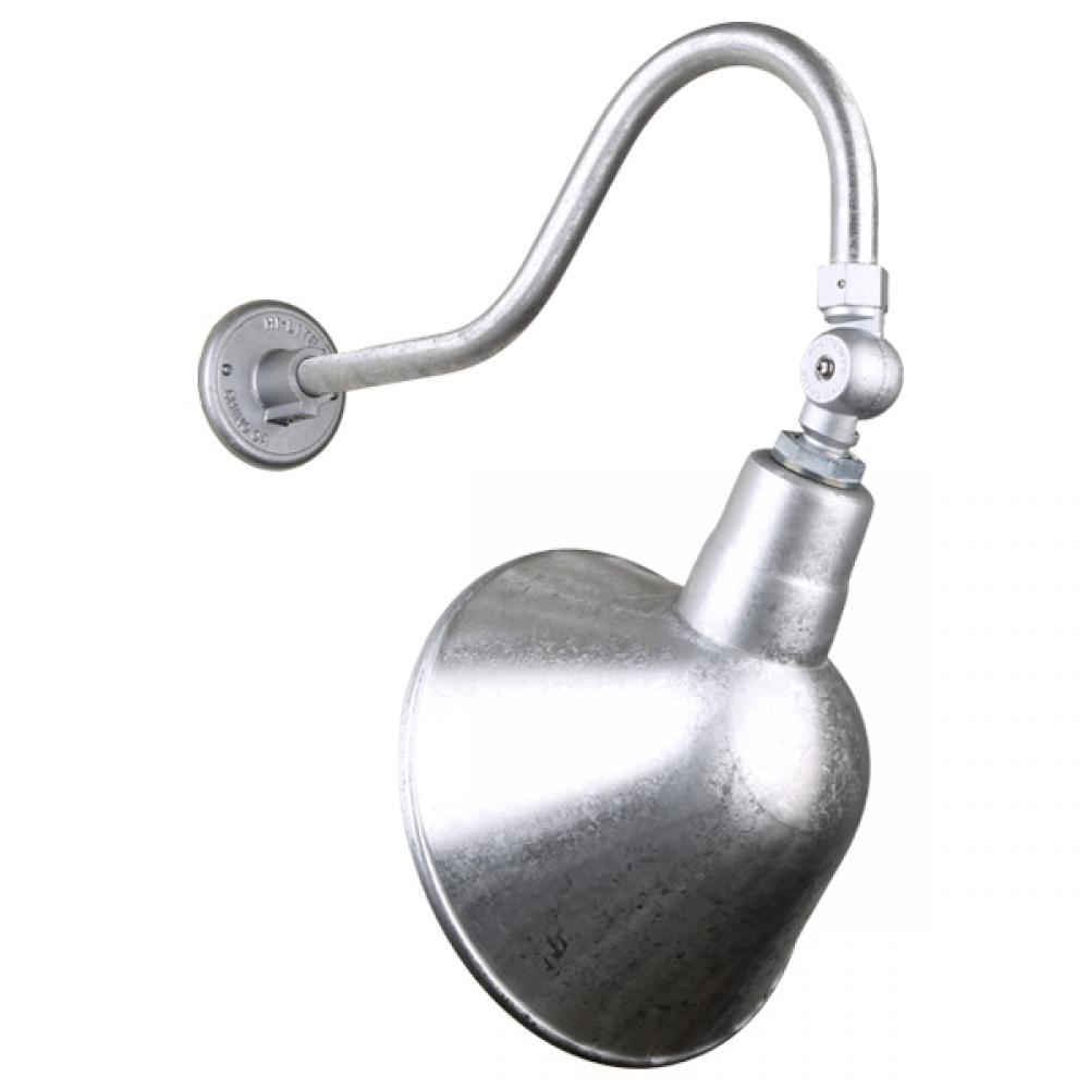 12&#34; Gooseneck Light Angle Shade, QSNHL-A Arm, Swivel Knuckle Accessory