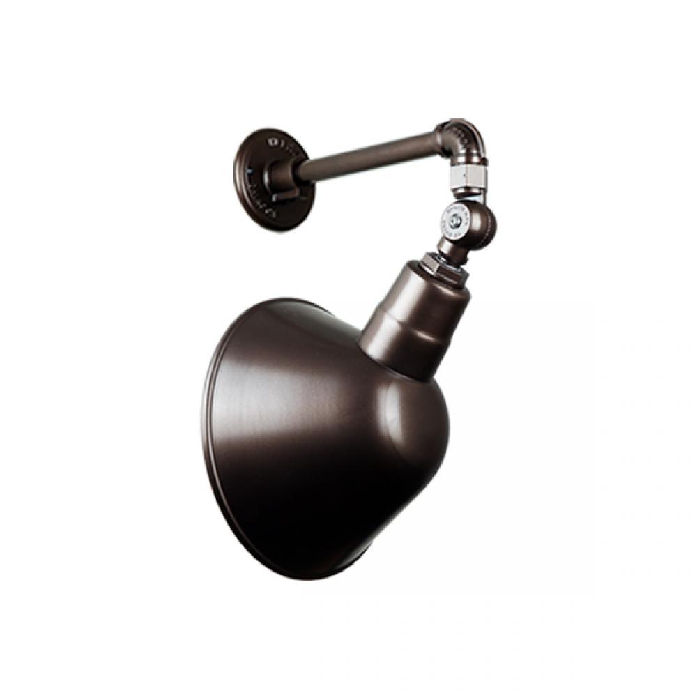 10&#34; Gooseneck Light Angle Shade, QSNB-44 Arm, Swivel Knuckle Accessory