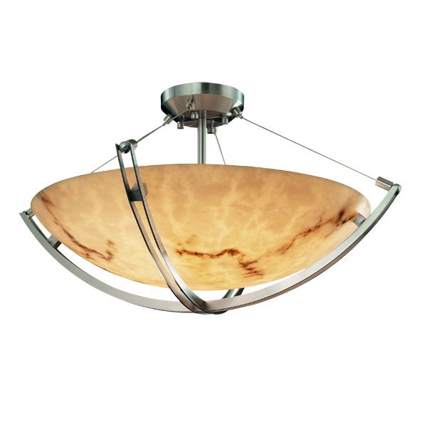 36&#34; Semi-Flush Bowl w/ Crossbar