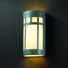 Justice Design Group CER-7357W-WHT-LED-1000 - Wall Sconce