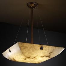 Justice Design Group FAL-9662-25-DBRZ-F2-LED-5000 - 24" Pendant Bowl w/ Pair Square Finials