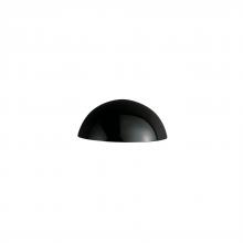 Justice Design Group CER-1300W-BLK-LED1-1000 - Small Quarter Sphere - Downlight (Outdoor)