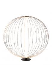 Nova 1011587SN - Spokes Table Lamp Round Small Satin Nickel