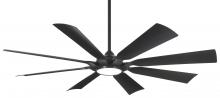 Minka-Aire F756L-CL - Future - 65" Wet Location Ceiling Fan With LED Light