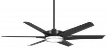 Minka-Aire F866L-CL - Deco - 65" Ceiling Fan With LED Light Kit Outdoor