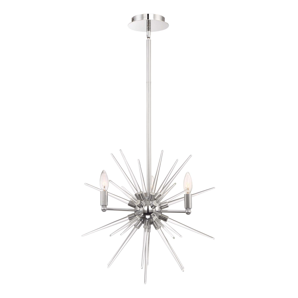 4-Light 20&#34; Sputnik Chandelier