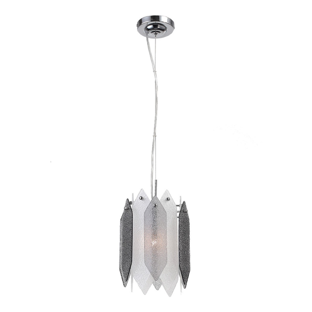 1-Light 9&#34; Glass Mini Pendant