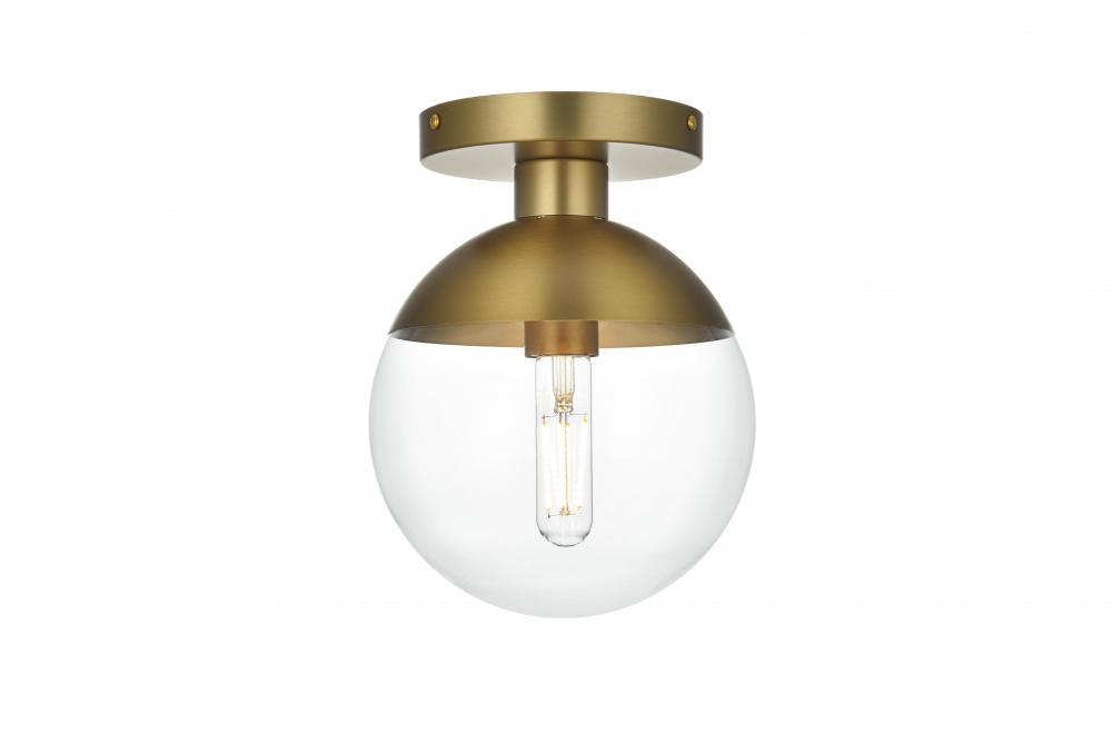 Eclipse Flush D8&#34;H10.25&#34;L1 Satin Gold CL