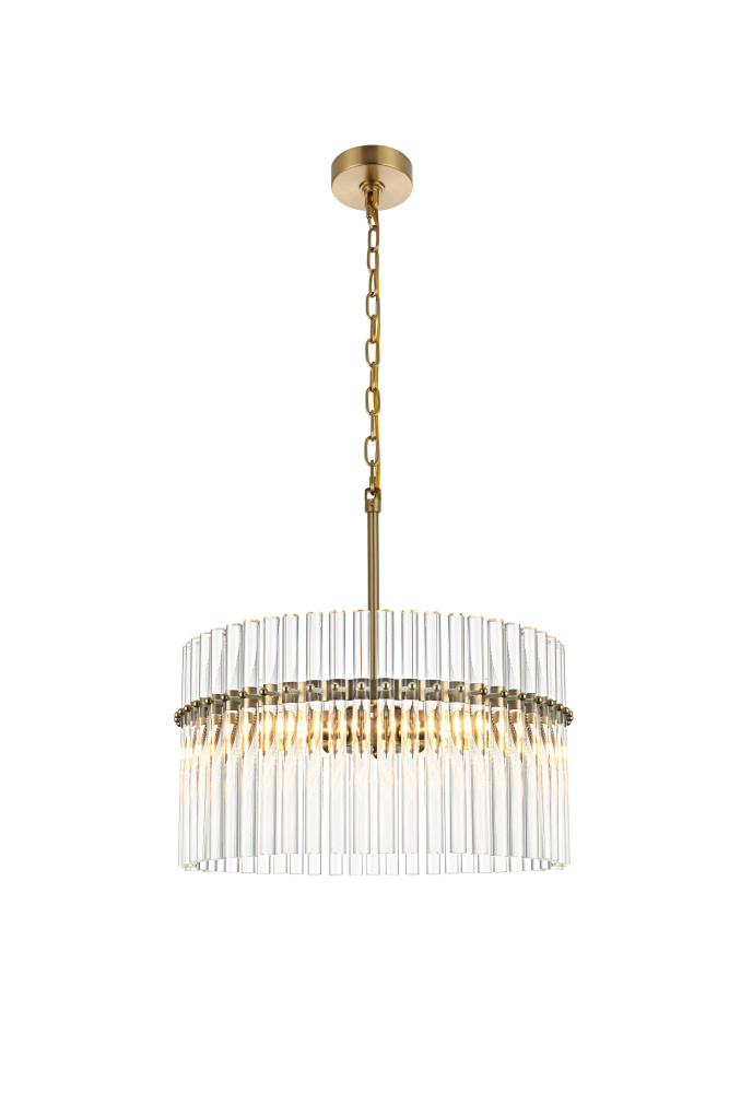Paulina 20 inch Chandelier in Satin Gold