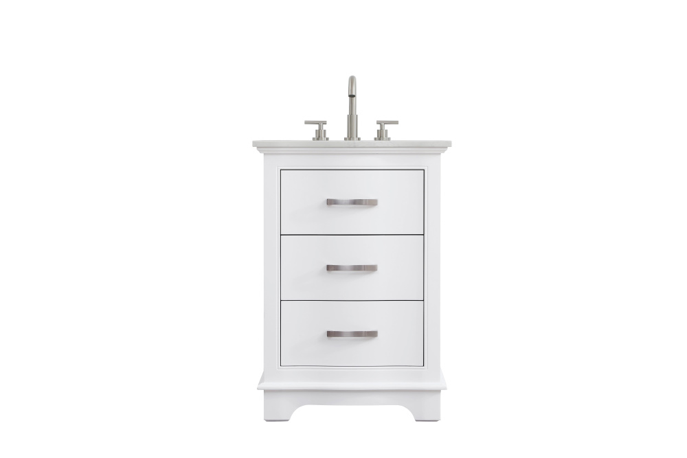 Knox 24 inch Single Bathroom Vanity in White