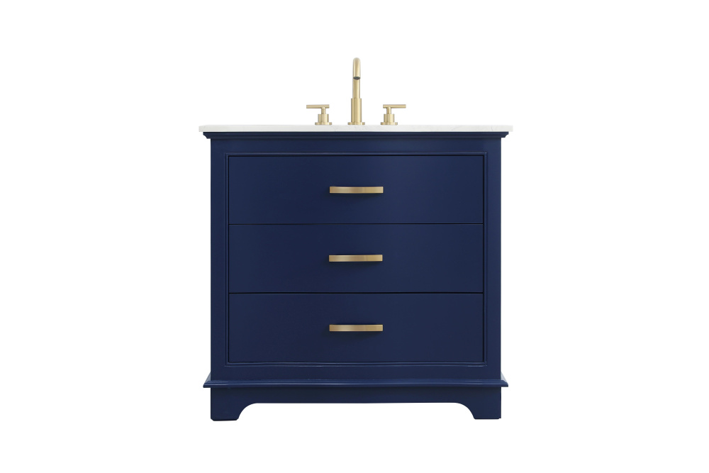 Knox 36 inch Single Bathroom Vanity in Blue