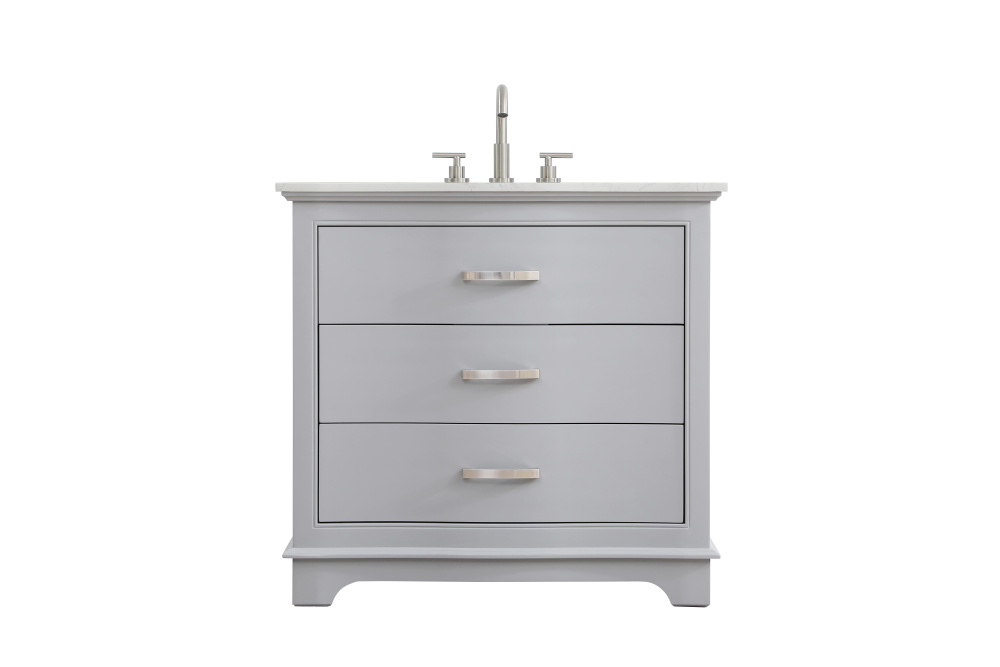 Knox 36 inch Single Bathroom Vanity in Grey