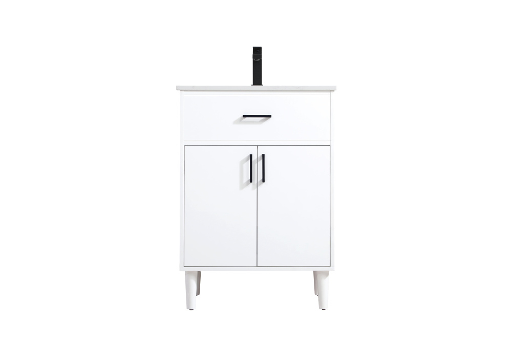 Chandler 24 inch Single Bathroom Vanity in White