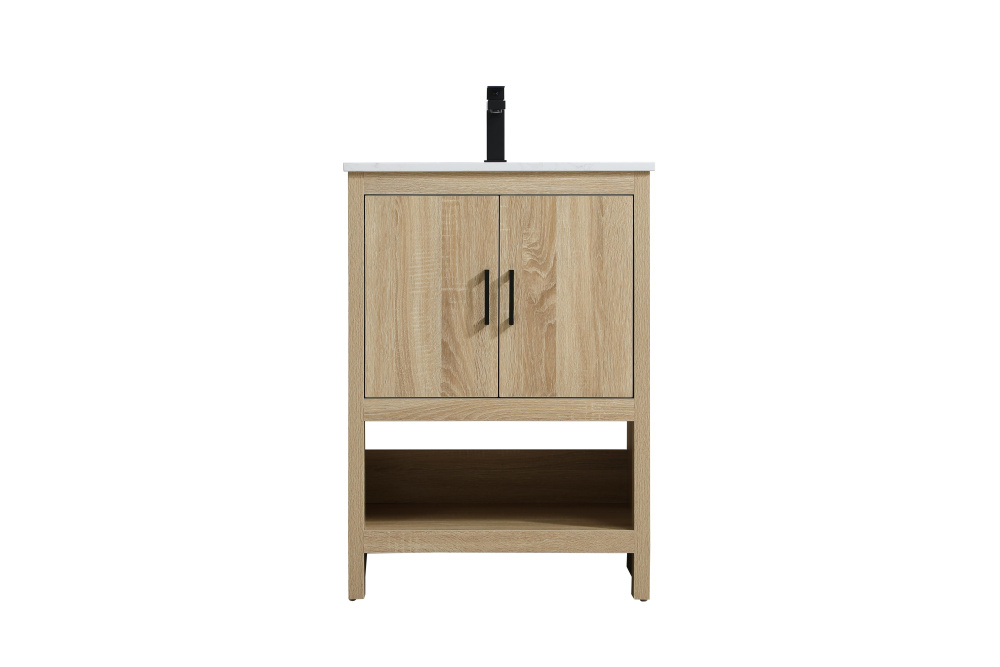 Ira 24 inch Single Bathroom Vanity in Mango Wood