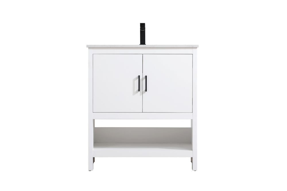 Ira 30 inch Single Bathroom Vanity in White