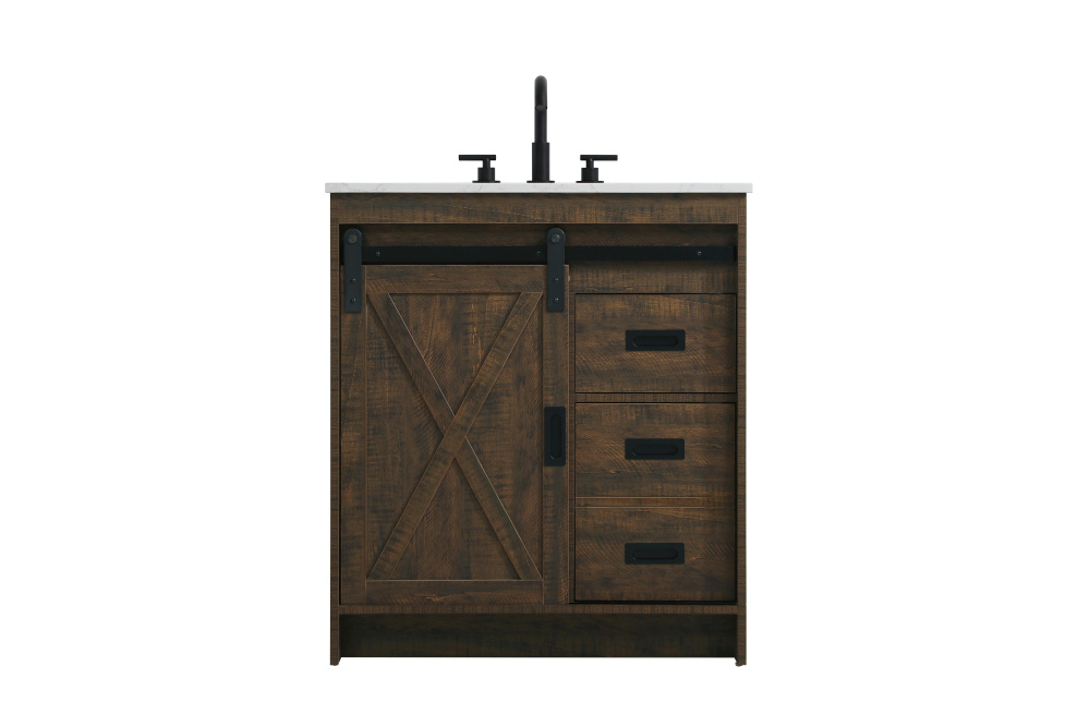 Austin 30 inch Single Bathroom Vanity in Expresso