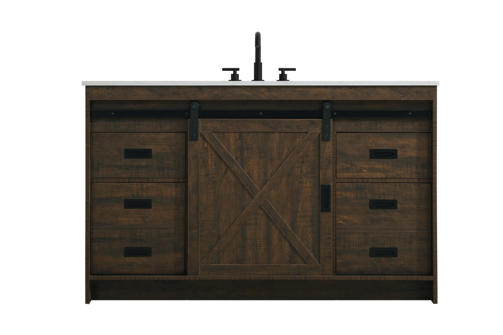 Austin 54 inch Single Bathroom Vanity in Expresso