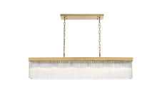 Elegant 1070G49SG - Harlow 49 inch Chandelier in Satin Gold
