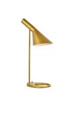 Elegant LD2364BR - Juniper 1 light brass table lamp