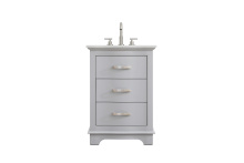 Elegant VF10224GR - Knox 24 inch Single Bathroom Vanity in Grey