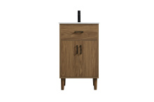 Elegant VF25020WB - Chandler 20 inch Single Bathroom Vanity in Walnut Brown