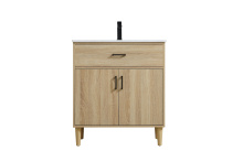 Elegant VF25030MW - Chandler 30 inch Single Bathroom Vanity in Mango Wood