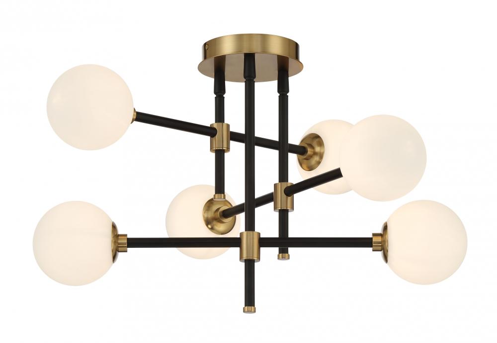 COSMET - 6 LIGHT FLUSH MOUNT