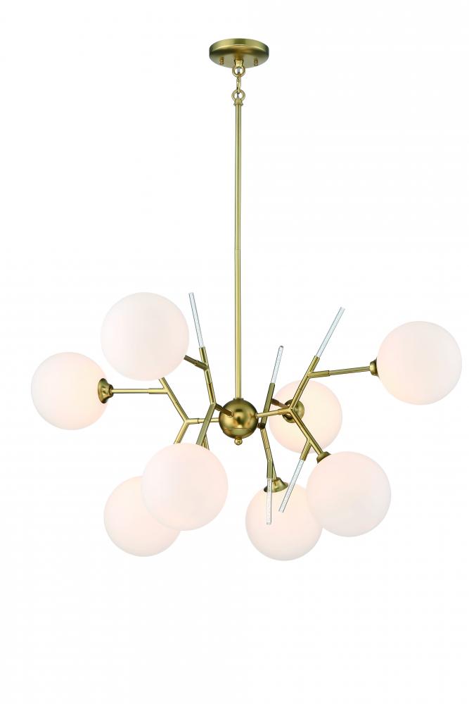 POLARES - 8 LIGHT CHANDELIER