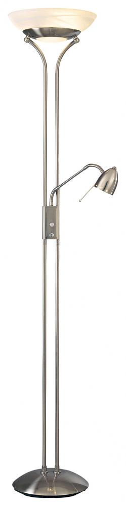 GEORGE&#39;S READING ROOM™ - 2 LIGHT TORCHIERE WITH READING LAMP