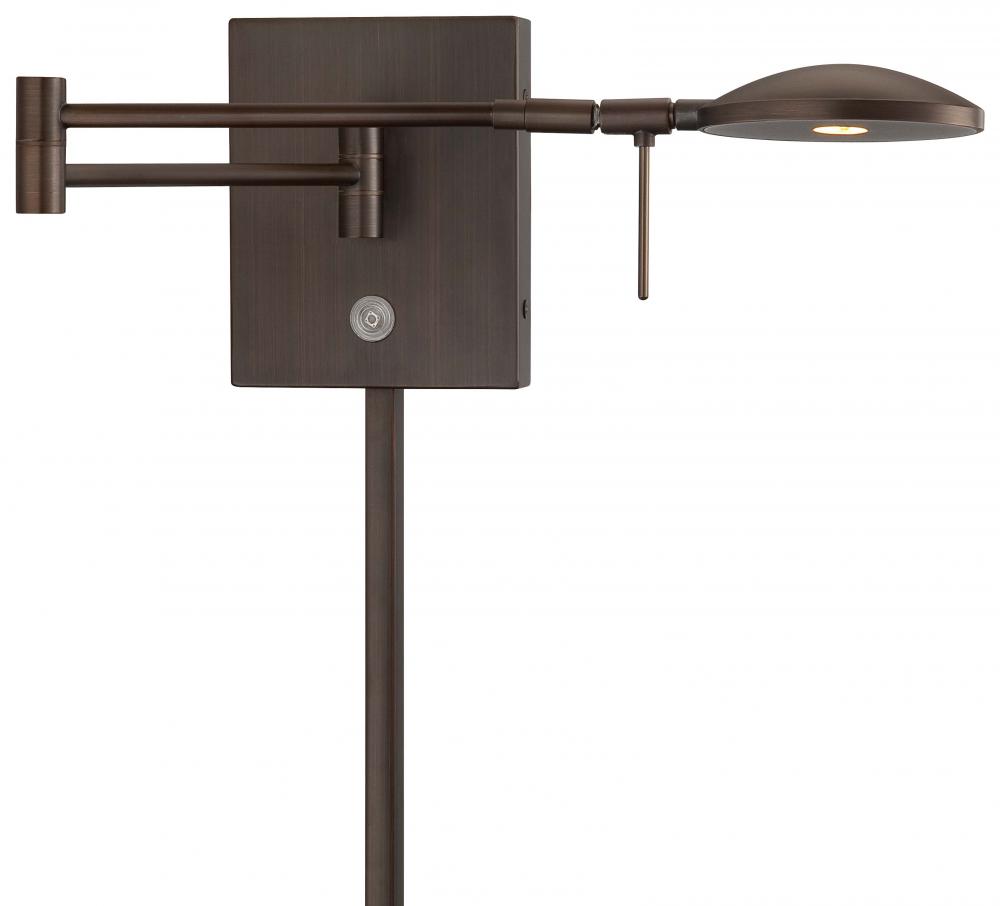 GEORGE&#39;S READING ROOM™ - 1 LIGHT LED SWING ARM WALL LAMP